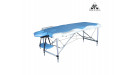 Массажный стол DFC NIRVANA, Elegant DELUXE, 186х70х5 см, алюм. ножки, цвет голуб./беж.