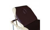 Массажный стол DFC NIRVANA, Elegant PRO, алюм. ножки, цвет коричн. с беж.  (Brown/Beige)