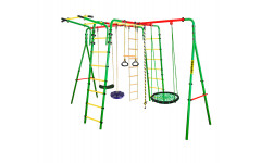 Спортивно-игровой комплекс Kampfer Wunder (Гнездо малое зеленое (синяя лиана)) Спортивно-игровой комплекс Kampfer Wunder (Гнездо малое зеленое (синяя лиана))