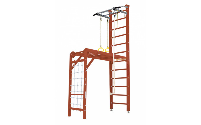 Шведская стенка Kampfer Union Ceiling (№4 Вишневый Высота 3 м белый антик турник) Шведская стенка Kampfer Union Ceiling (№4 Вишневый Высота 3 м белый антик турник)